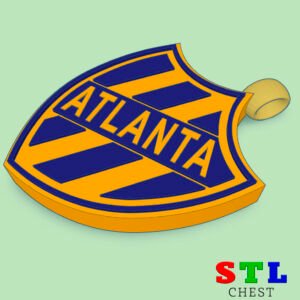 LLAVERO/COLGANTE ESCUDO ATLANTA